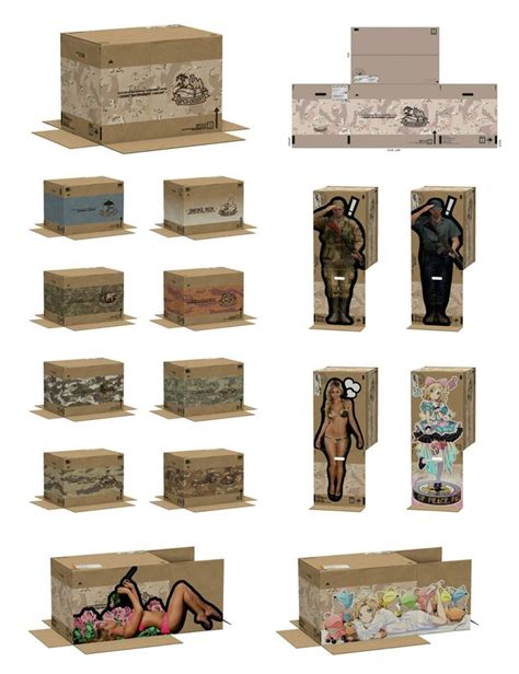 metal gear cardboard box poster|metal gear solid baker.